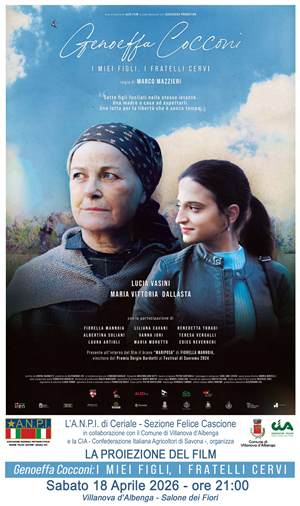 Proiezione film "Genoeffa Cocconi: I MIEI FIGLI, I FRATELLI CERVI